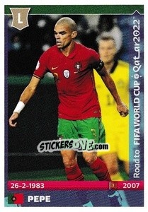Sticker Pepe - Road to FIFA World Cup Qatar 2022 n. 424 - Panini