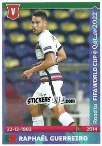 Sticker Raphael Guerreiro - Road to FIFA World Cup Qatar 2022 n. 425 - Panini