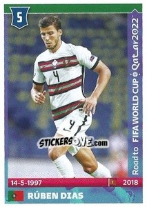 Cromo Ruben Dias - Road to FIFA World Cup Qatar 2022 - Panini