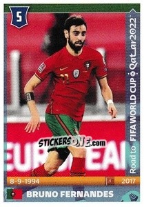 Sticker Bruno Fernandes - Road to FIFA World Cup Qatar 2022 - Panini