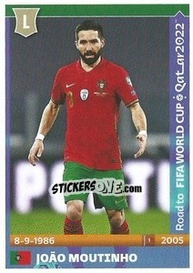 Sticker Joao Moutinho - Road to FIFA World Cup Qatar 2022 - Panini