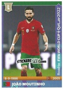 Figurina Joao Moutinho - Road to FIFA World Cup Qatar 2022 - Panini