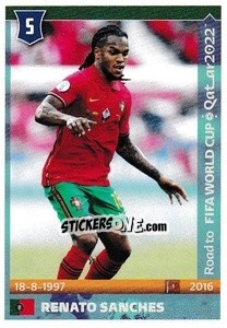Sticker Renato Sanches - Road to FIFA World Cup Qatar 2022 - Panini