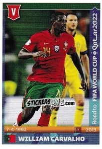 Sticker William Carvalho - Road to FIFA World Cup Qatar 2022 n. 432 - Panini