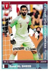 Sticker Saad Al Sheeb - Road to FIFA World Cup Qatar 2022 n. 436 - Panini