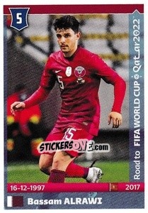 Figurina Bassam Alrawi - Road to FIFA World Cup Qatar 2022 - Panini