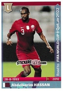 Sticker Abdelkarim Hassan - Road to FIFA World Cup Qatar 2022 - Panini
