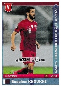 Sticker Boualem Khoukhi - Road to FIFA World Cup Qatar 2022 - Panini