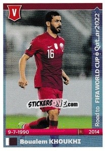 Sticker Boualem Khoukhi - Road to FIFA World Cup Qatar 2022 n. 440 - Panini