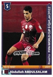 Sticker Abdullah Abdulsalam - Road to FIFA World Cup Qatar 2022 n. 442 - Panini