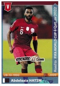 Sticker Abdelaziz Hatim - Road to FIFA World Cup Qatar 2022 - Panini