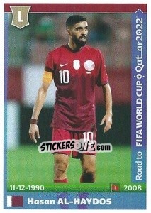 Sticker Hasan Al-Haydos - Road to FIFA World Cup Qatar 2022 - Panini