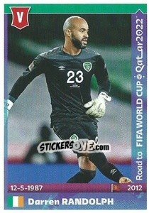 Sticker Darren Randolph - Road to FIFA World Cup Qatar 2022 - Panini