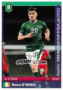 Sticker Dara O'Shea - Road to FIFA World Cup Qatar 2022 - Panini