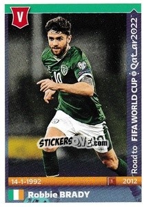 Sticker Robbie Brady - Road to FIFA World Cup Qatar 2022 n. 458 - Panini