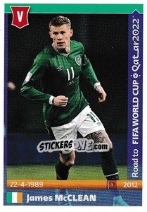 Sticker James McClean - Road to FIFA World Cup Qatar 2022 n. 461 - Panini