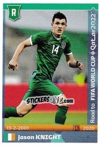 Sticker Jason Knight - Road to FIFA World Cup Qatar 2022 n. 462 - Panini