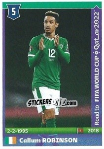 Sticker Callum Robinson - Road to FIFA World Cup Qatar 2022 n. 465 - Panini