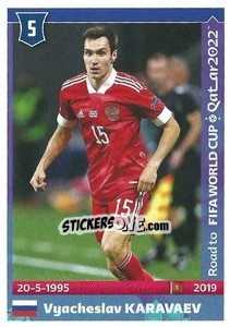 Cromo Vyacheslav Karavaev - Road to FIFA World Cup Qatar 2022 - Panini