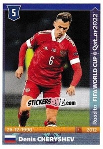 Cromo Denis Cheryshev - Road to FIFA World Cup Qatar 2022 - Panini