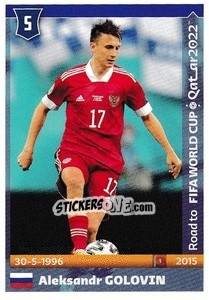 Sticker Aleksandr Golovin - Road to FIFA World Cup Qatar 2022 - Panini