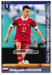 Cromo Aleksandr Golovin - Road to FIFA World Cup Qatar 2022 - Panini