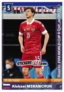 Sticker Aleksei Miranchuk - Road to FIFA World Cup Qatar 2022 n. 476 - Panini