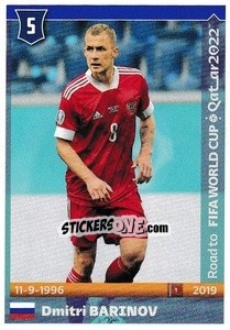 Sticker Dmitri Barinov - Road to FIFA World Cup Qatar 2022 n. 477 - Panini