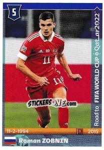 Figurina Roman Zobnin - Road to FIFA World Cup Qatar 2022 - Panini