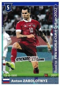 Sticker Anton Zabolotnyi - Road to FIFA World Cup Qatar 2022 n. 480 - Panini