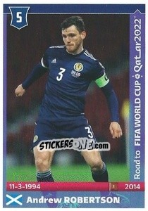 Sticker Andrew Robertson - Road to FIFA World Cup Qatar 2022 - Panini