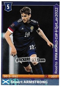Sticker Stuart Armstrong - Road to FIFA World Cup Qatar 2022 n. 488 - Panini