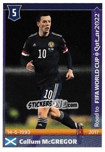 Sticker Callum McGregor - Road to FIFA World Cup Qatar 2022 n. 490 - Panini