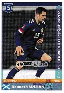 Sticker Kenneth McLean - Road to FIFA World Cup Qatar 2022 n. 491 - Panini