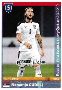 Sticker Nemanja Gudelj - Road to FIFA World Cup Qatar 2022 - Panini