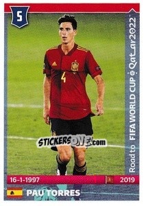 Sticker Pau Torres - Road to FIFA World Cup Qatar 2022 - Panini