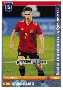Sticker Dani Olmo - Road to FIFA World Cup Qatar 2022 n. 517 - Panini