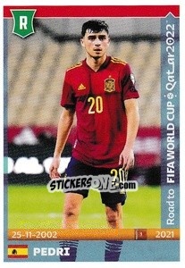 Sticker Pedri - Road to FIFA World Cup Qatar 2022 - Panini