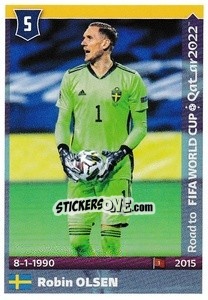 Sticker Robin Olsen - Road to FIFA World Cup Qatar 2022 n. 526 - Panini