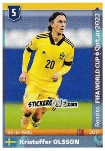Sticker Kristoffer Olsson - Road to FIFA World Cup Qatar 2022 - Panini