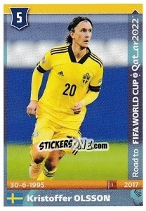 Sticker Kristoffer Olsson - Road to FIFA World Cup Qatar 2022 n. 536 - Panini