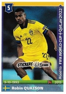 Sticker Robin Quaison - Road to FIFA World Cup Qatar 2022 n. 537 - Panini