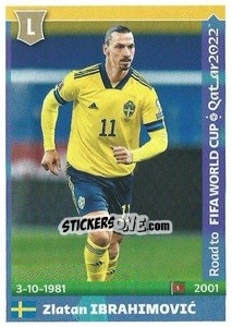 Sticker Zlatan Ibrahimovic - Road to FIFA World Cup Qatar 2022 - Panini