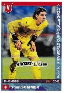 Sticker Yann Sommer - Road to FIFA World Cup Qatar 2022 n. 541 - Panini