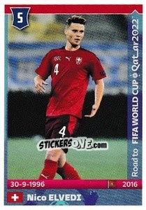 Sticker Nico Elvedi - Road to FIFA World Cup Qatar 2022 n. 544 - Panini
