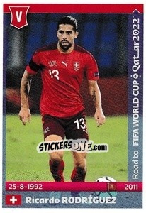 Figurina Ricardo Rodriguez - Road to FIFA World Cup Qatar 2022 - Panini