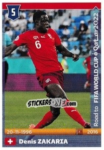 Sticker Denis Zakaria - Road to FIFA World Cup Qatar 2022 n. 551 - Panini