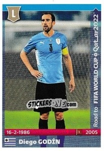 Sticker Diego Godin - Road to FIFA World Cup Qatar 2022 n. 559 - Panini
