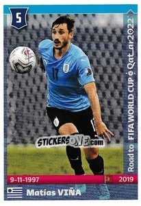 Sticker Matías Viña - Road to FIFA World Cup Qatar 2022 - Panini