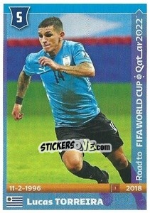 Sticker Lucas Torreira - Road to FIFA World Cup Qatar 2022 n. 565 - Panini